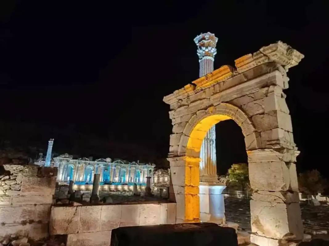 Sagalassos Antik Kenti Gece Müzeciliğine Hazırlanıyor! Işıklarla Büyüledi 6